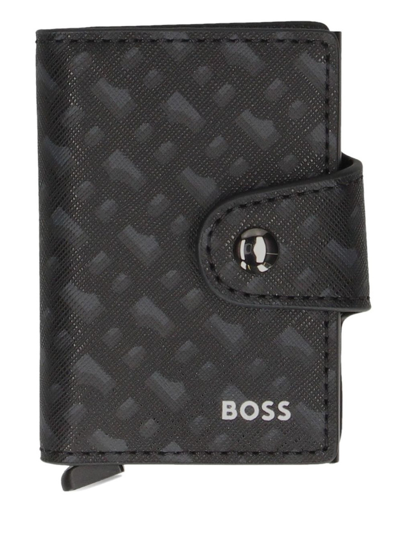 monogram-patterned cardholder 1