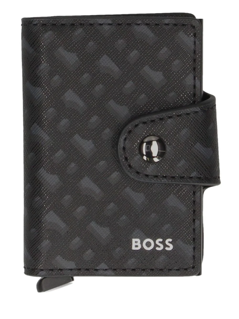monogram-patterned cardholder - 1