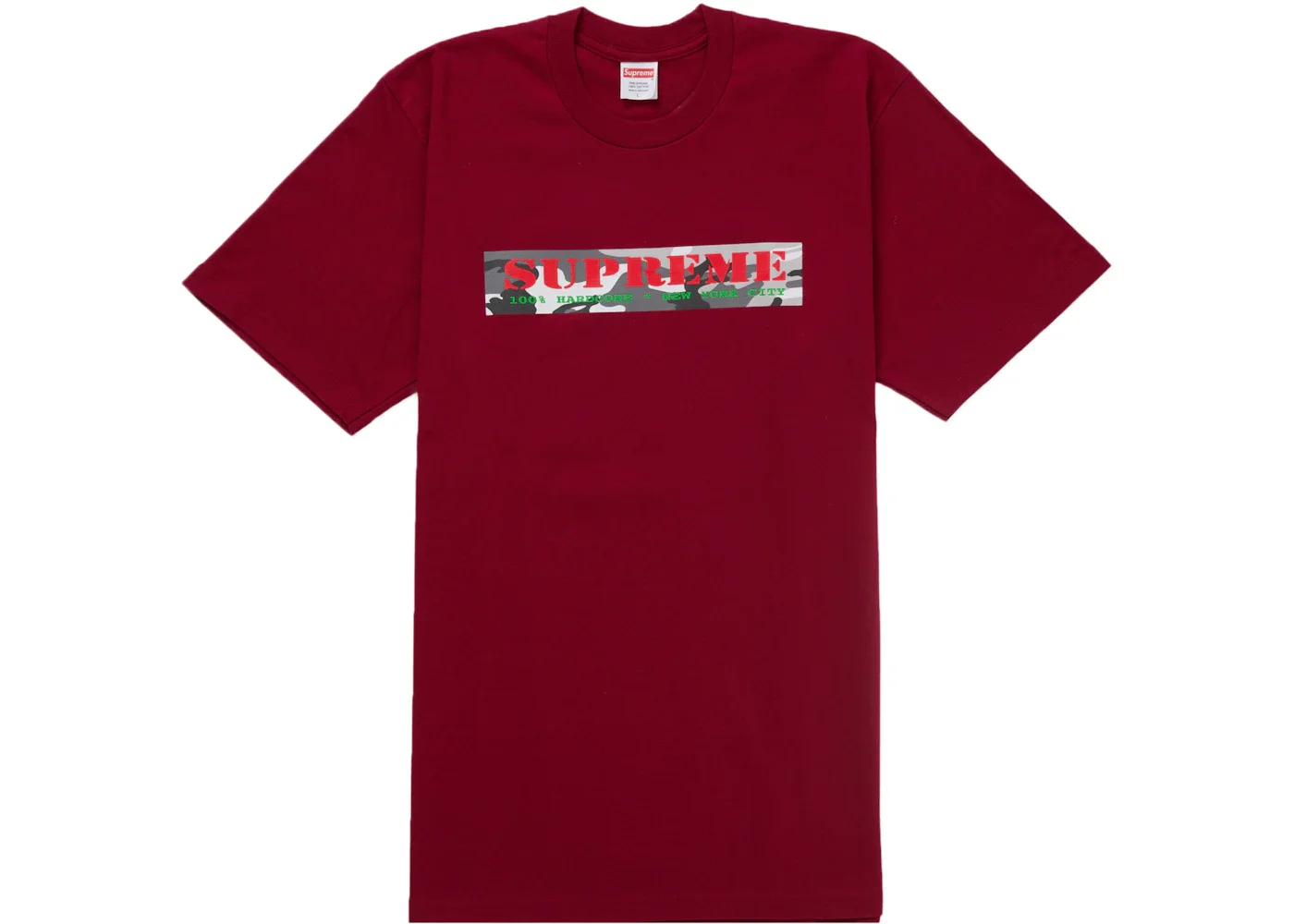 Supreme Hardcore Tee Cardinal - 1