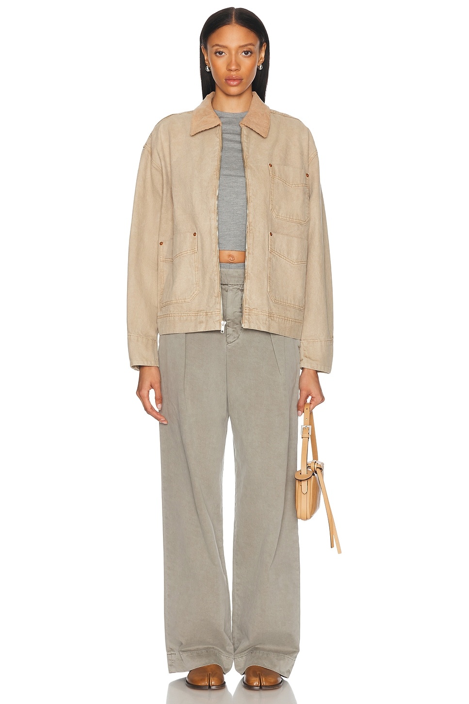 Wide Pleat Chino Pant - 5