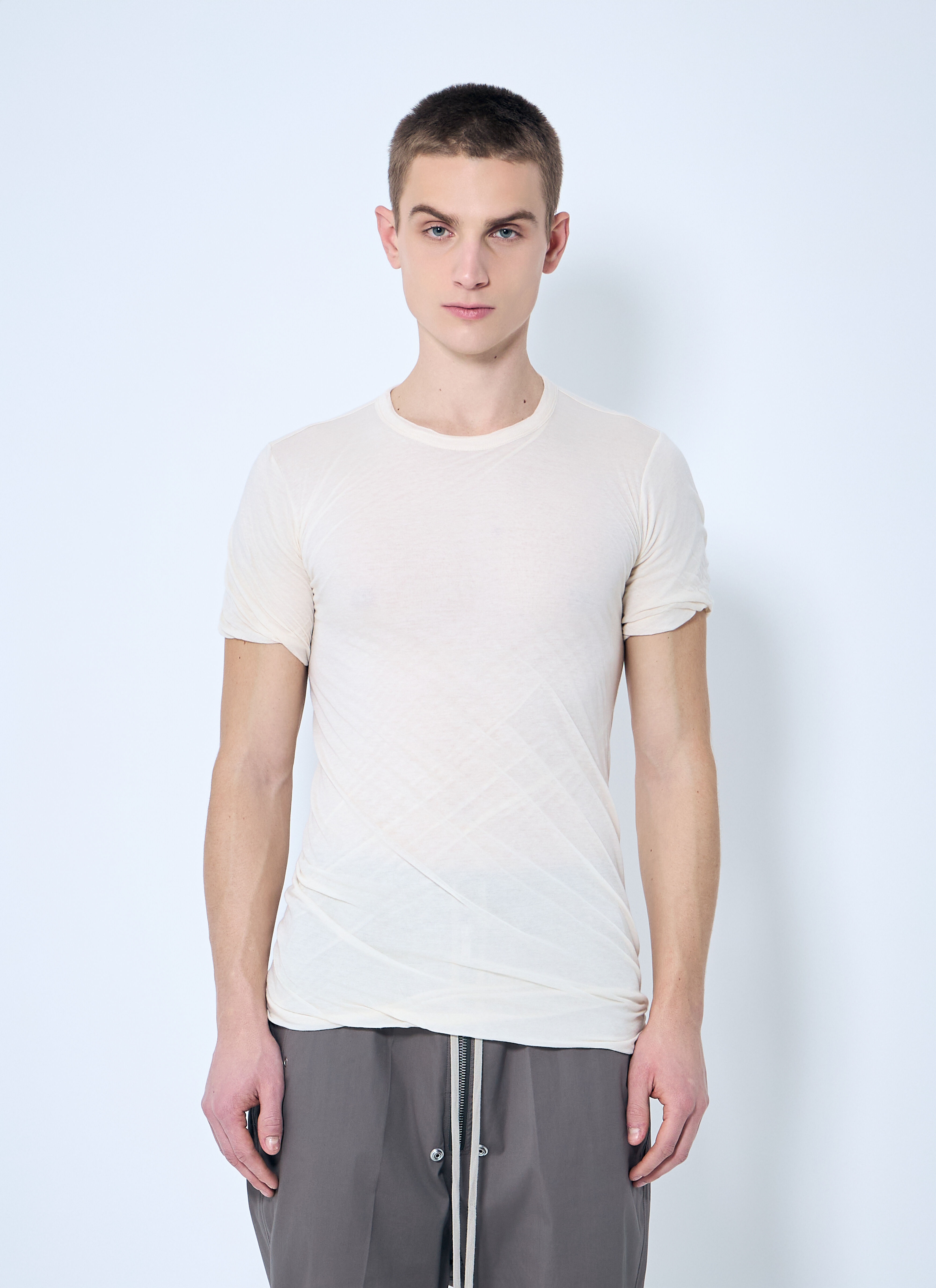 Layered Short Sleeve T-Shirt - 1