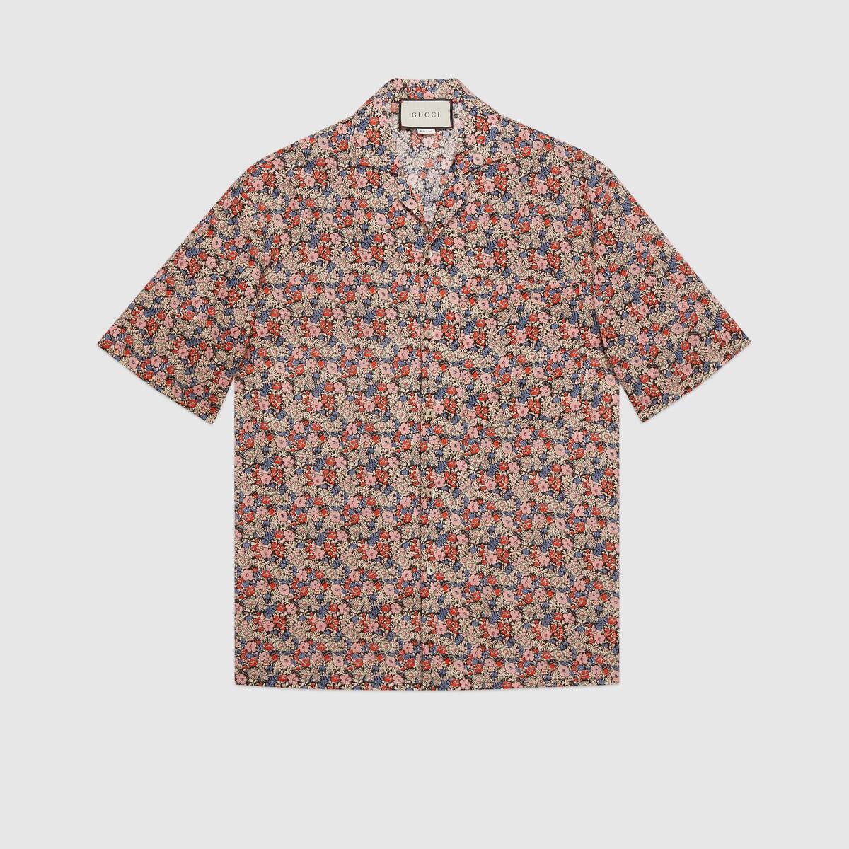 Gucci Liberty floral bowling shirt - 1