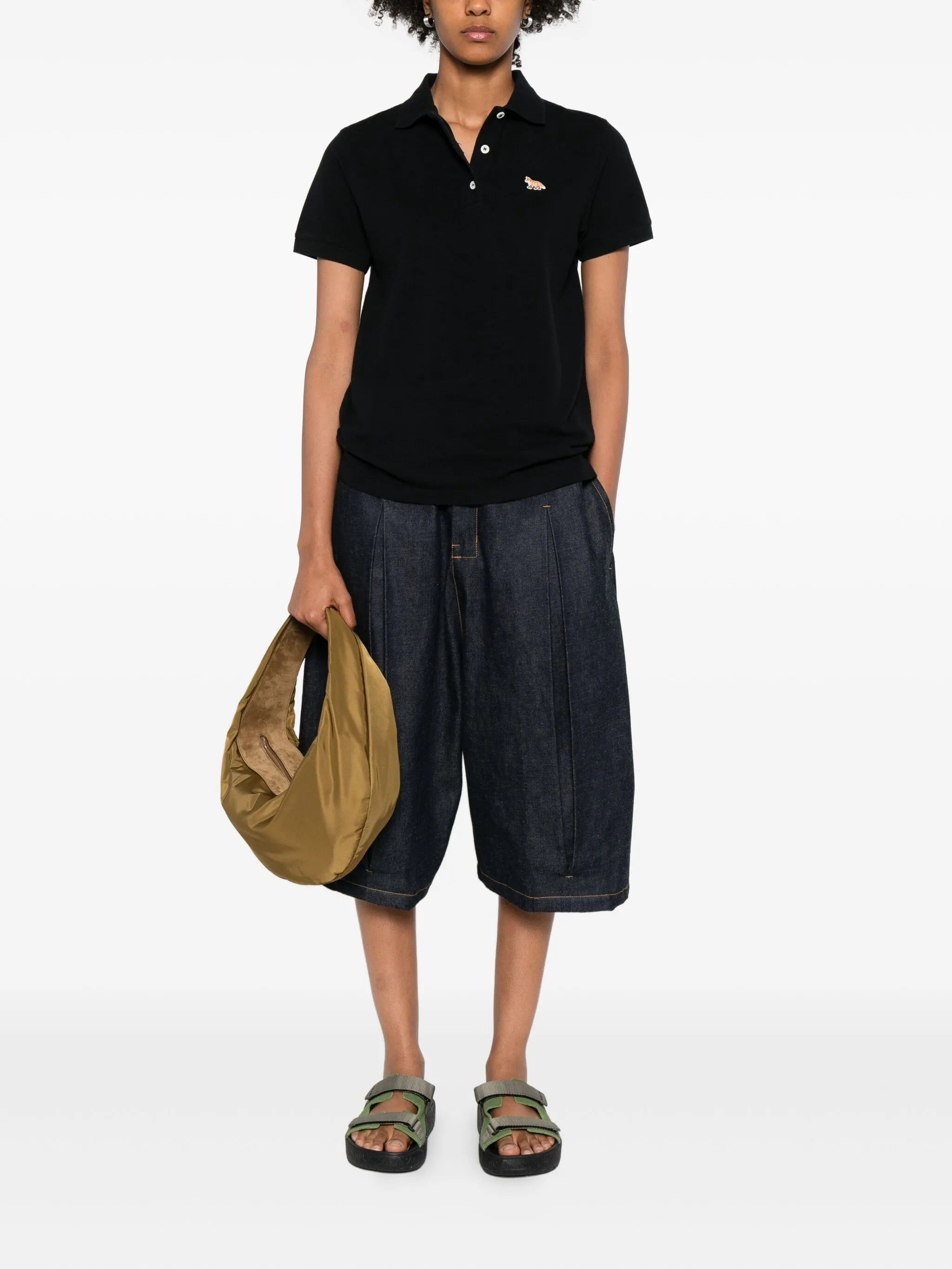 Maison Kitsuné Fox-embroidered Polo Shirt - 4