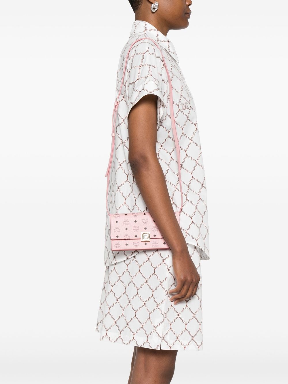 monogram-print cross body bag - 2