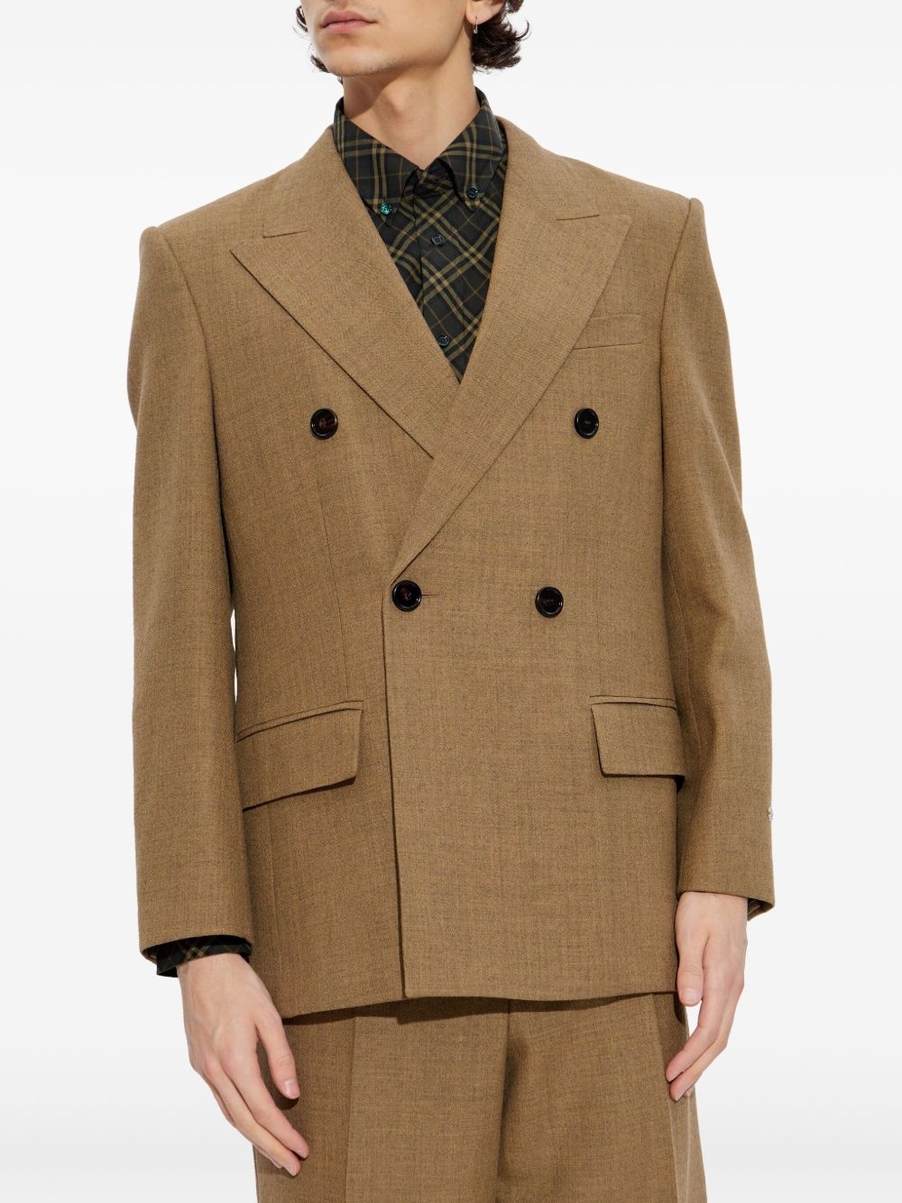 wool blazer - 3