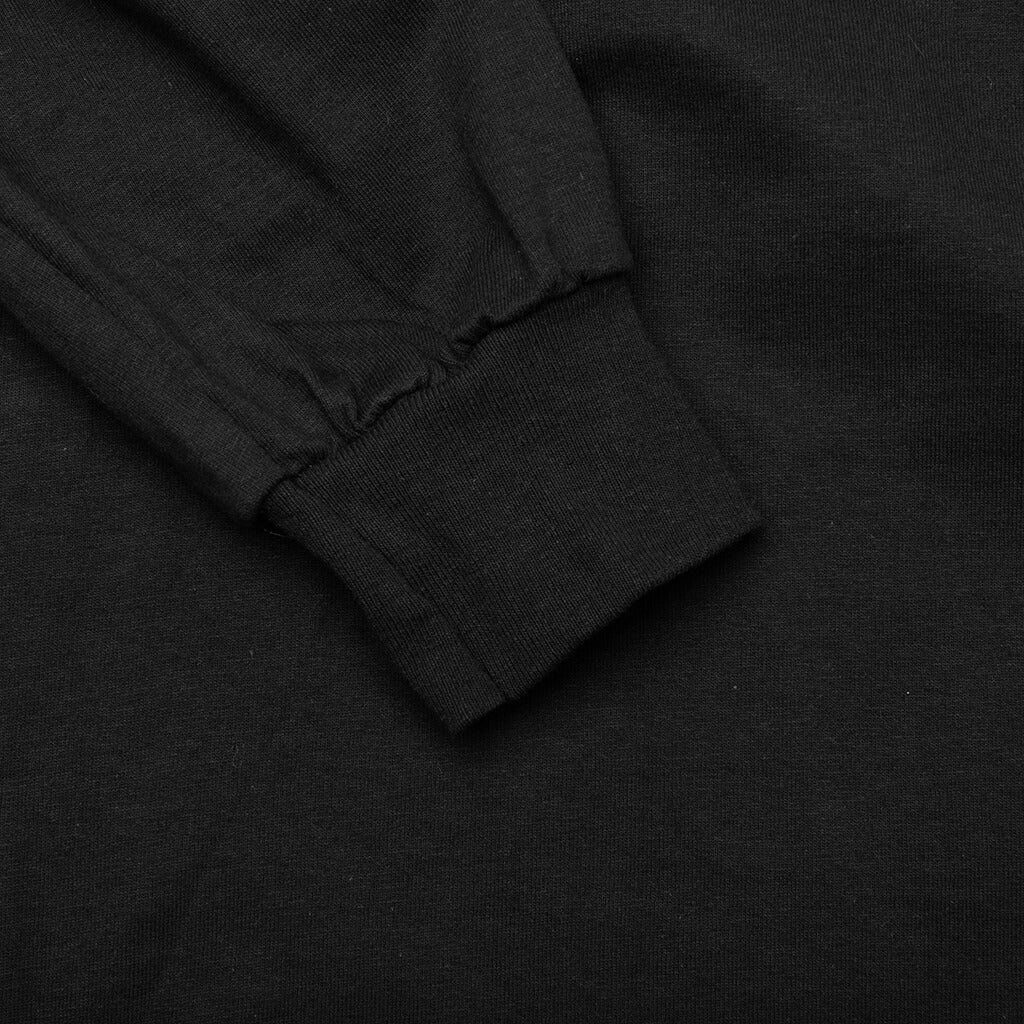 SIDEWAYS L/S TEE - BLACK - 4