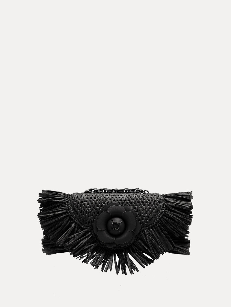 RAFFIA FRINGE TRO BAG 1