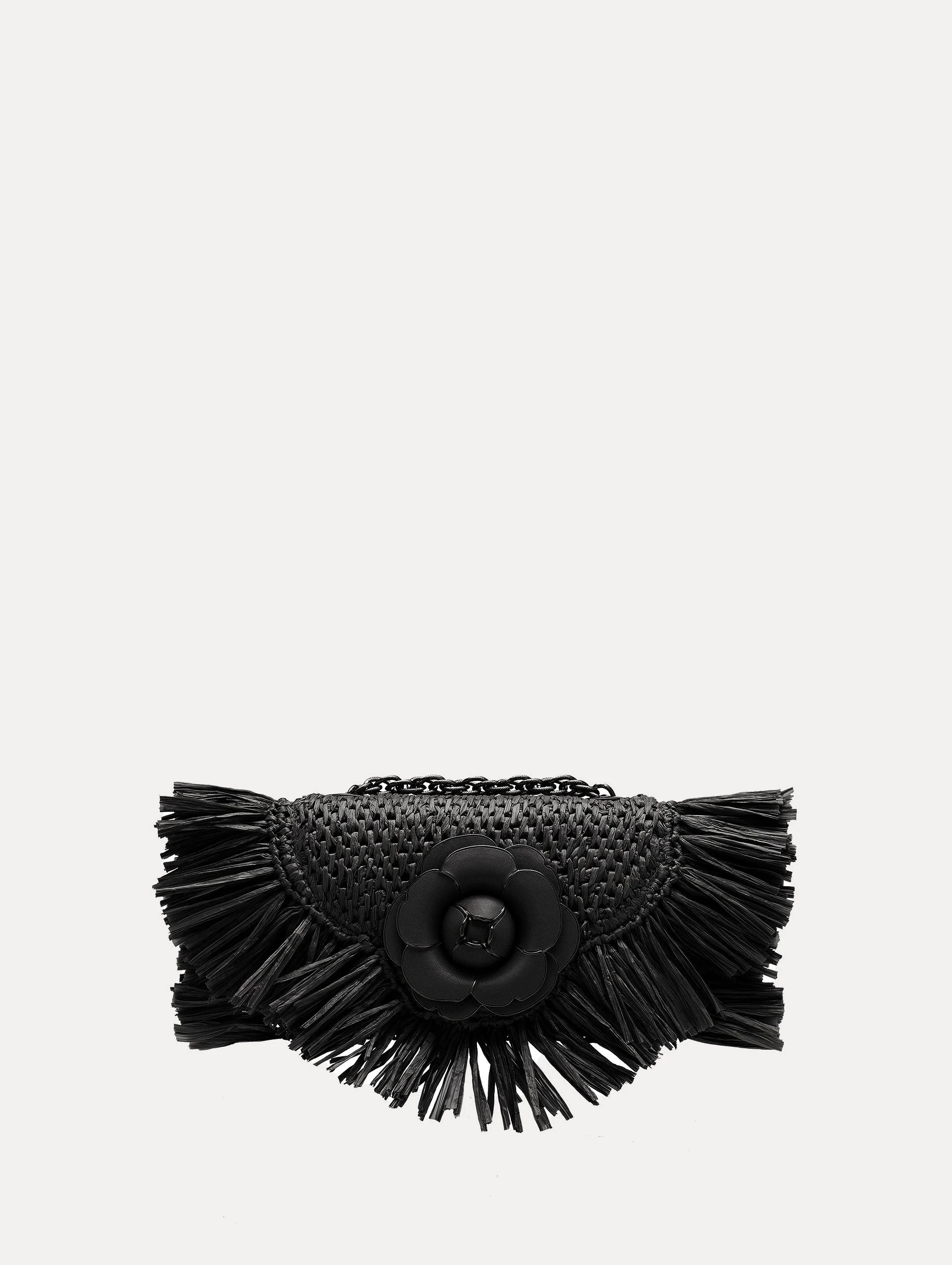 RAFFIA FRINGE TRO BAG - 1