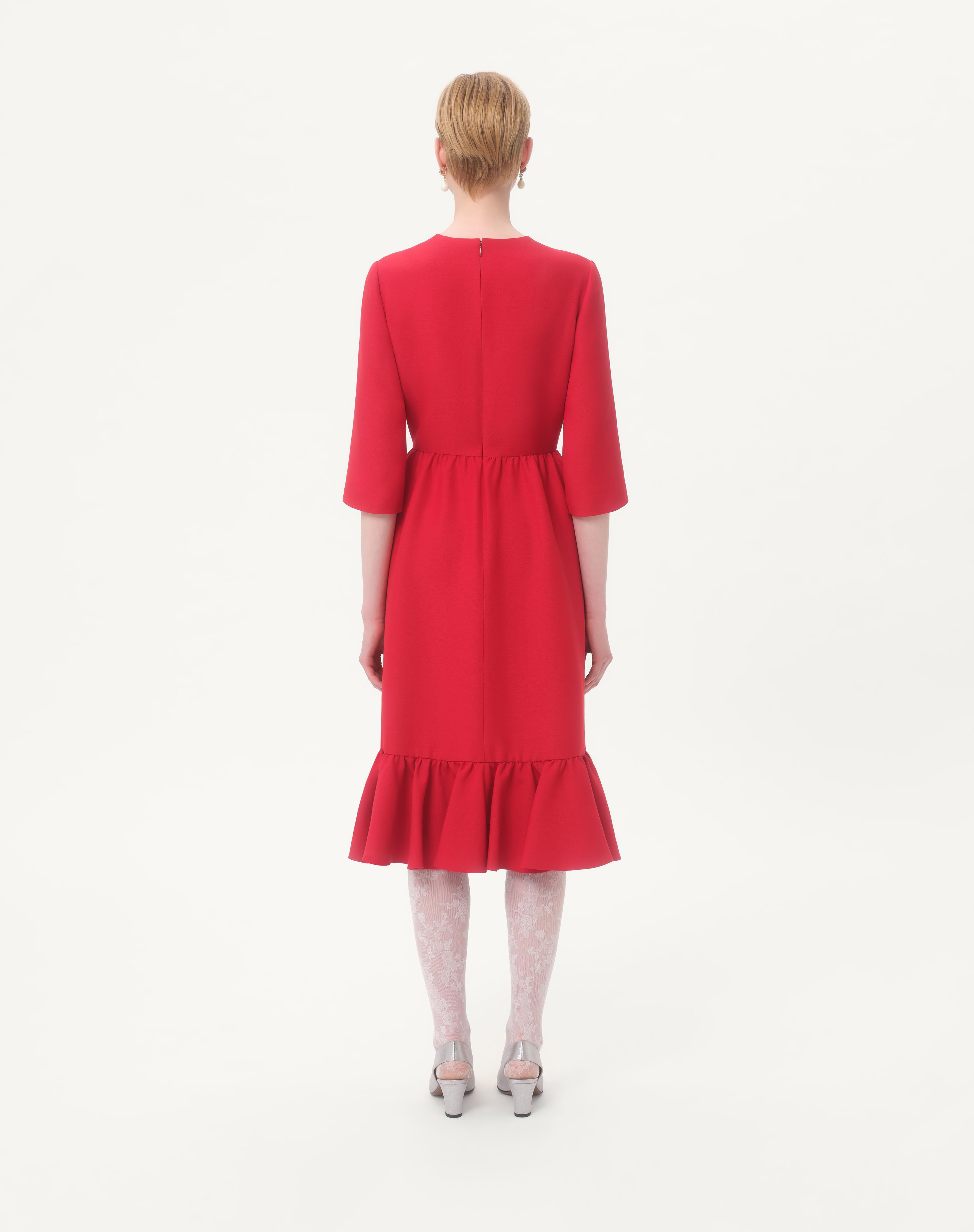 CREPE COUTURE MIDI DRESS - 7