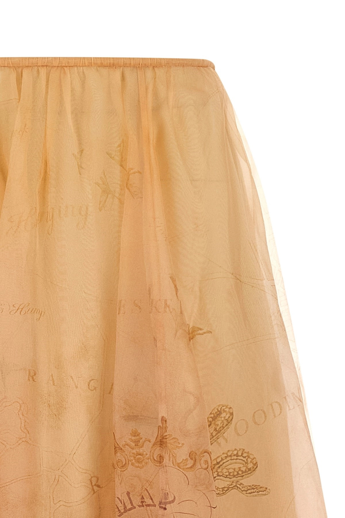 'Hypnotic Organza Maxi' skirt - 4