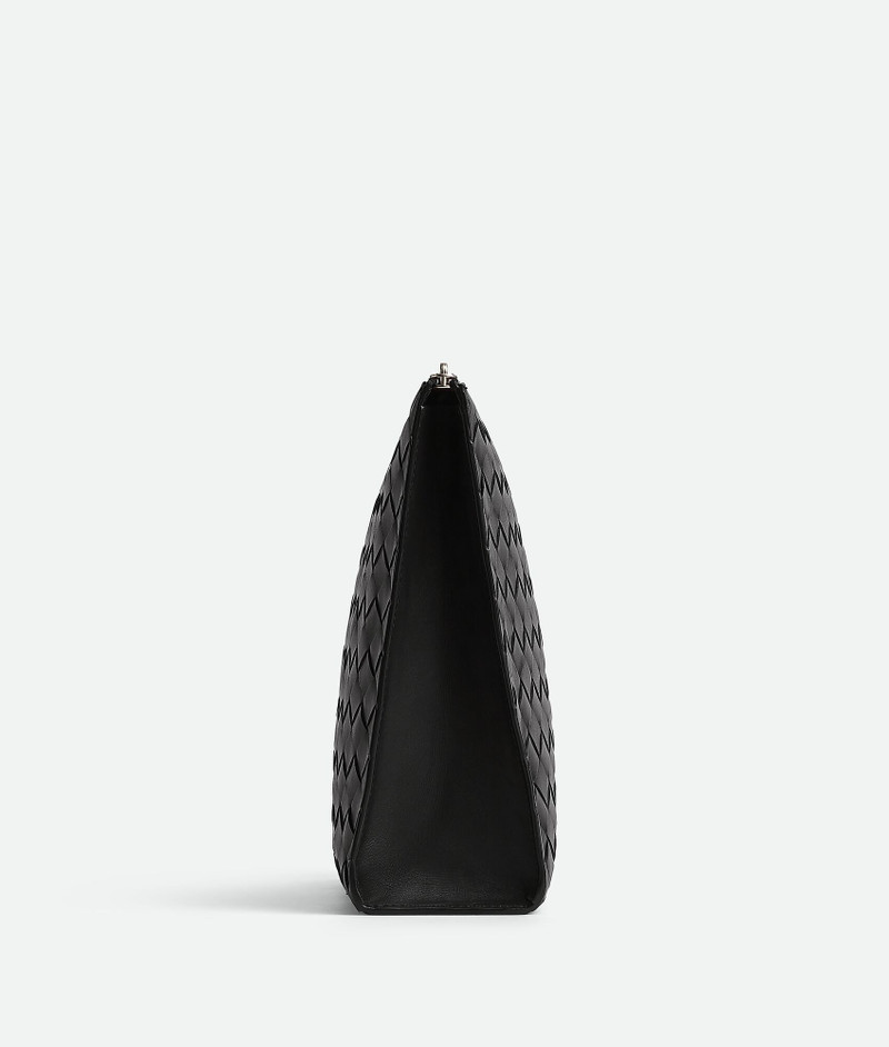 Bottega Veneta intrecciato standing pouch outlook