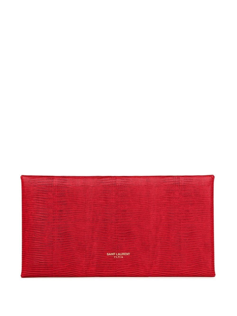 envelope-style leather clutch - 2