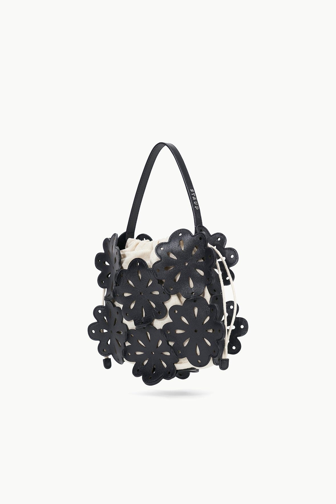 STAUD FLORA BASKET BAG BLACK - 3