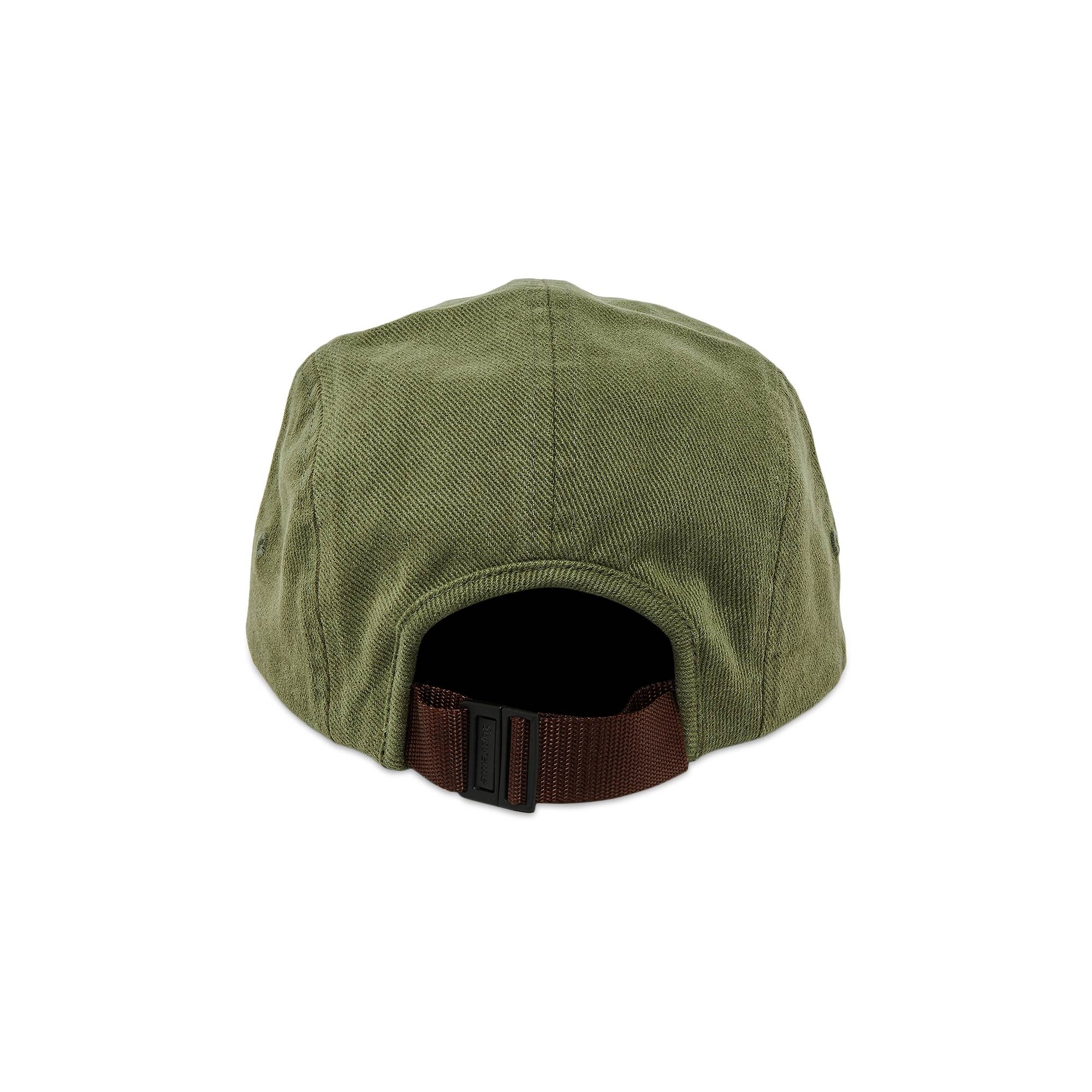 Supreme Suede Visor Camp Cap 'Light Olive' - 4