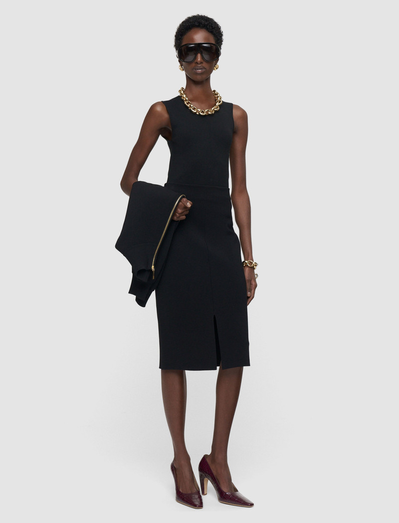 JOSEPH Safir Compact Milano Knit Skirt outlook