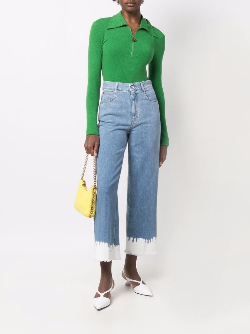 high-rise cropped jeans - 2