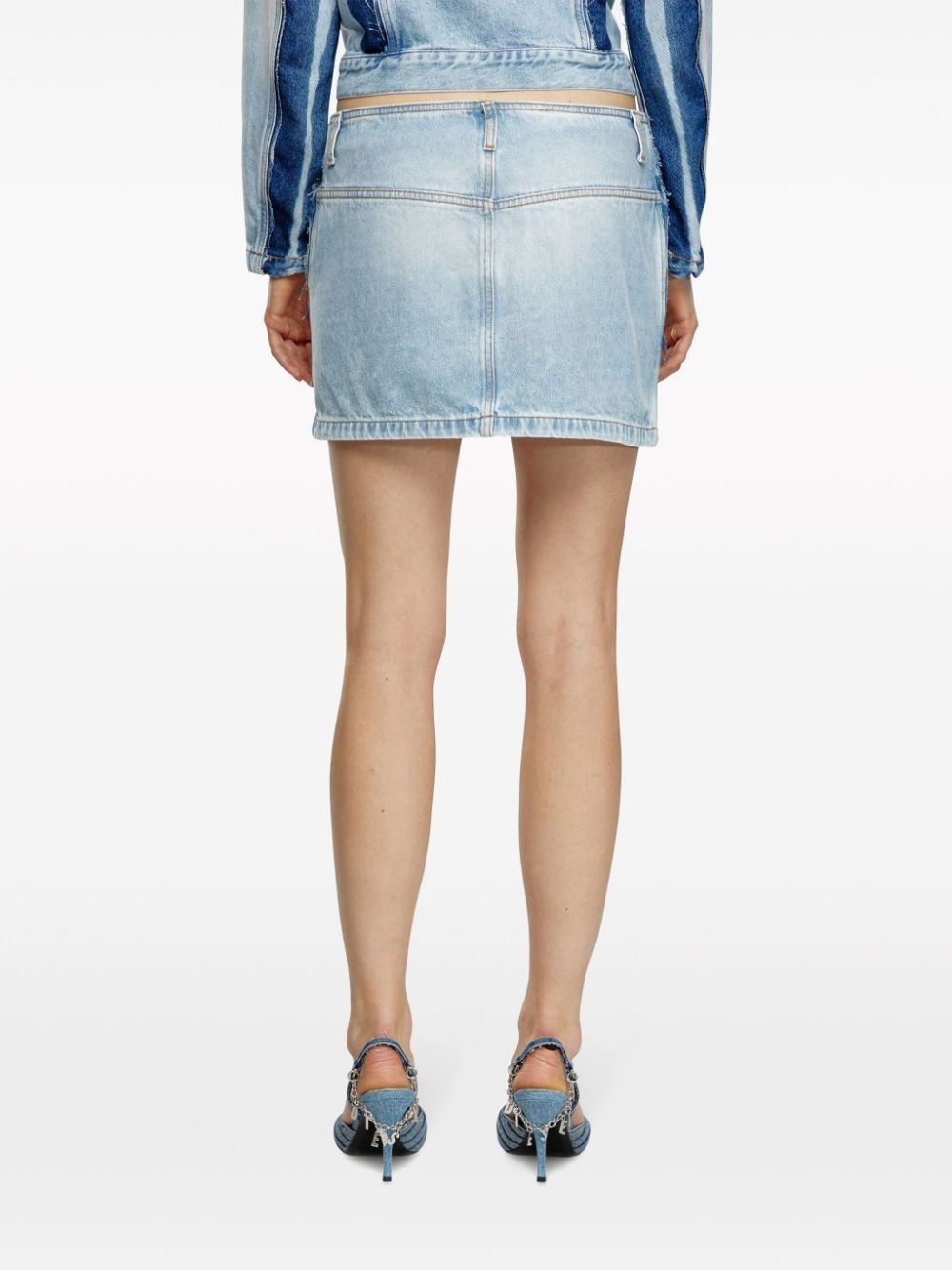 De-Ron-S4 denim mini skirt - 4