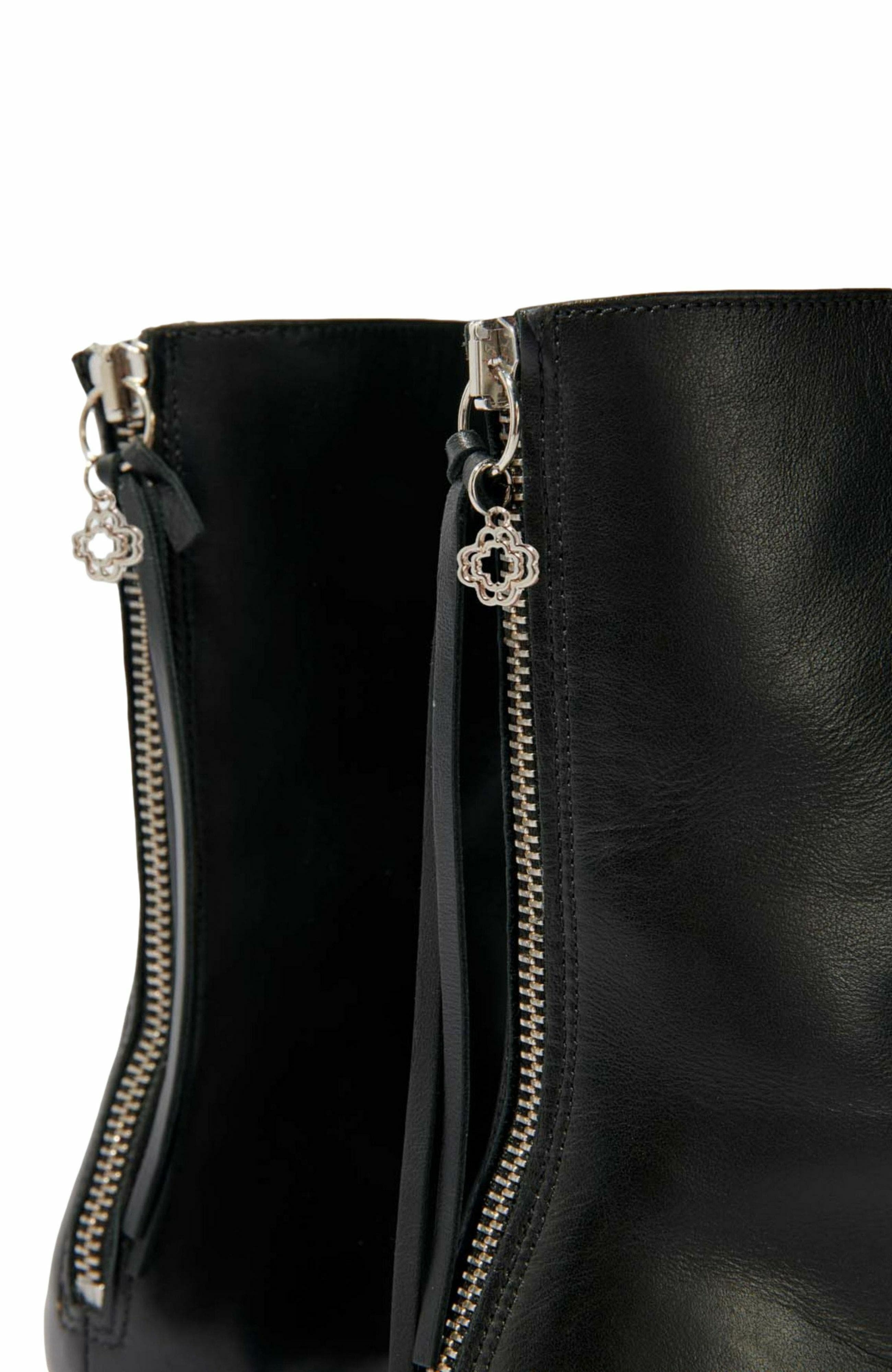 maje Leather ankle boots in Black at Nordstrom - 6