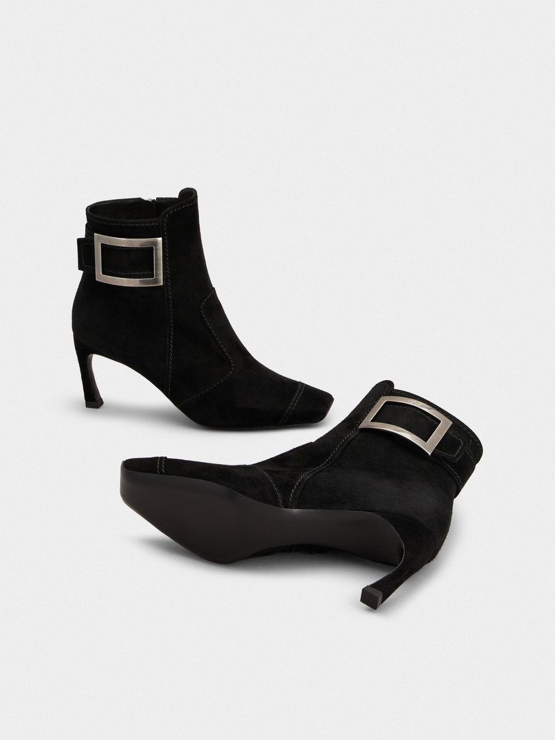 Trompette Booties in suede 8