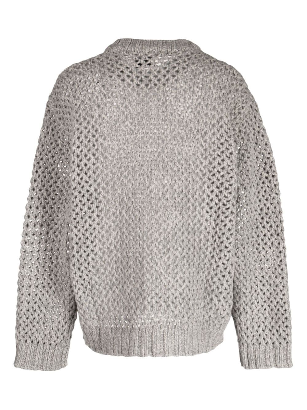 open-knit merino wool jumper - 2