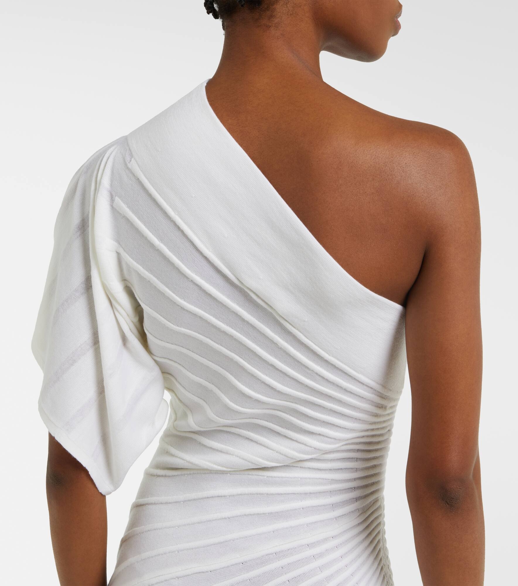 Asym Ray virgin wool midi dress - 6