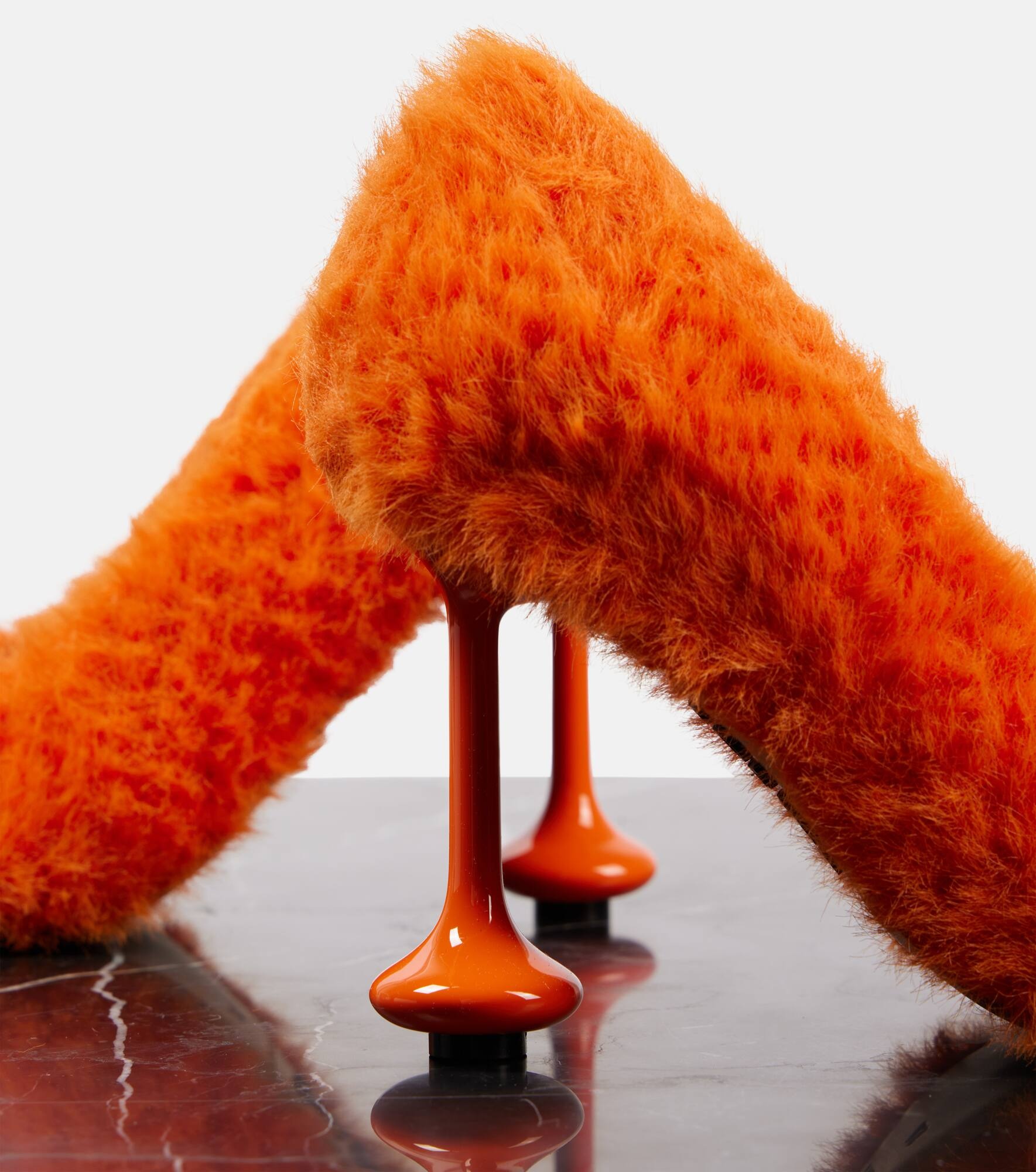 Toy 90 faux shearling pumps - 5