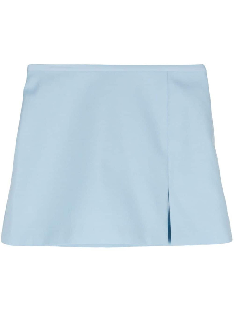 slit detail knitted miniskirt 1