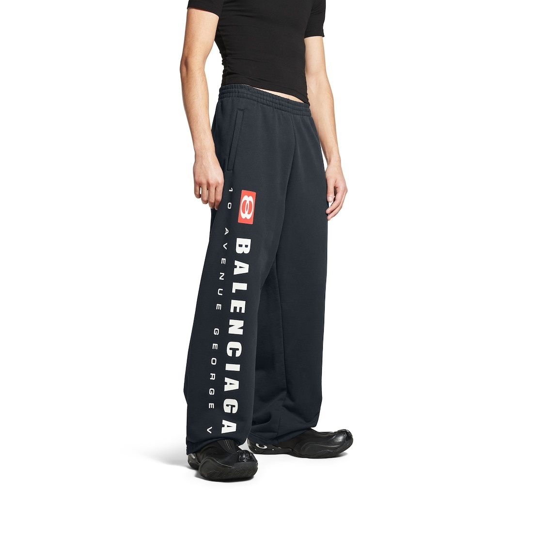 Men's Unity Sport Baggy Sweatpants in Faded Black - 5