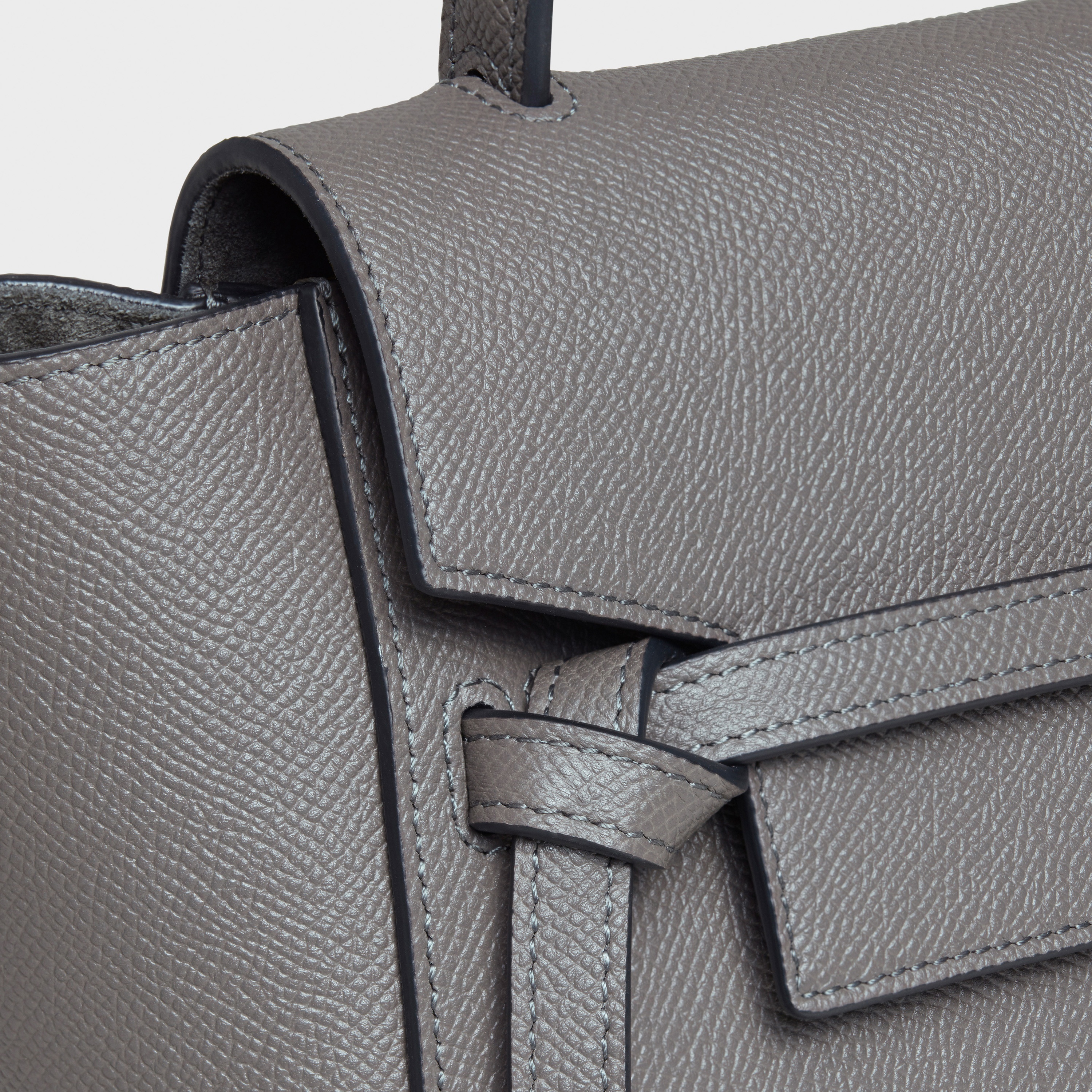 Nano Belt bag in grained calfskin - 3