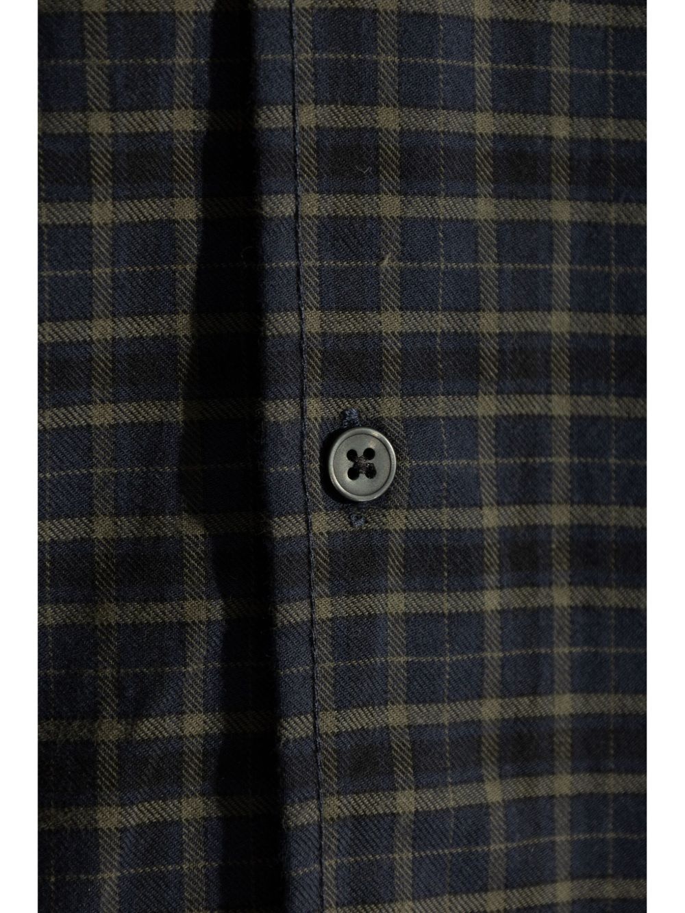 check-print shirt - 5