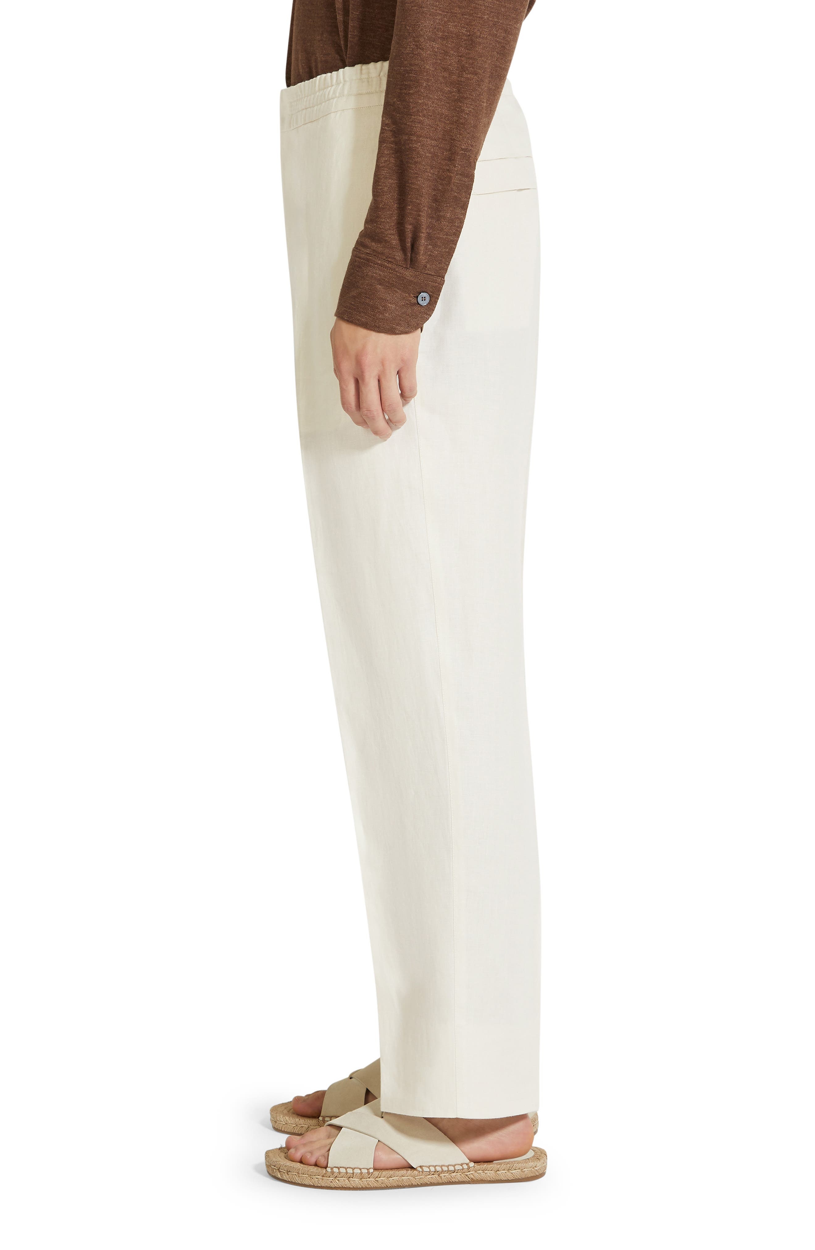 Oasi Linen Drawstring Trousers - 3