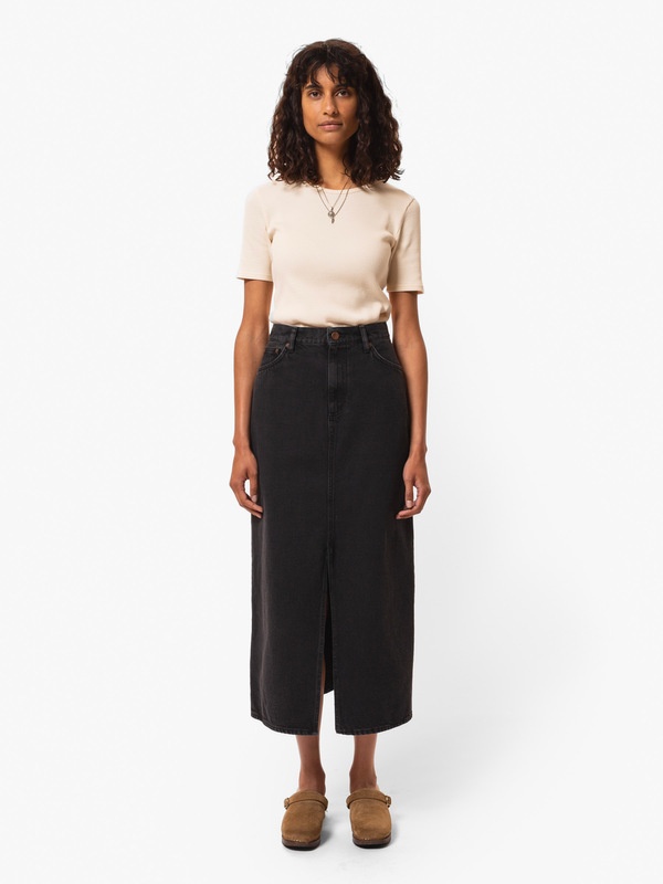 Anna Denim Skirt Black - 2