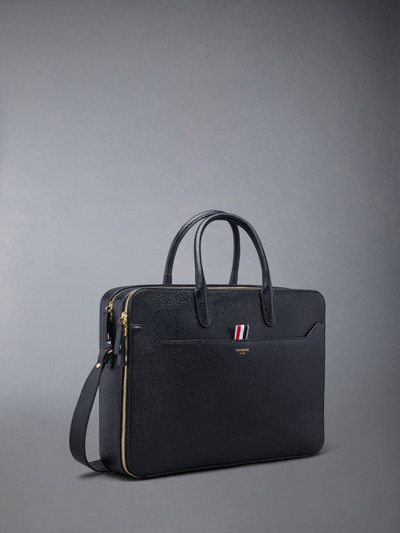 Thom Browne Pebble Grain Double Compartment Business Bag outlook