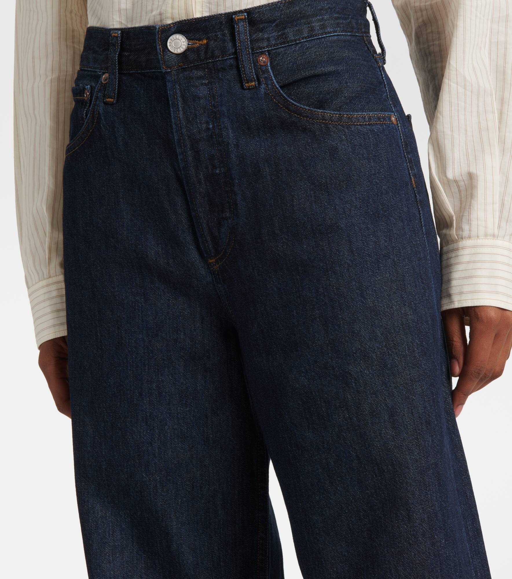 Ren high-rise wide-leg jeans - 4