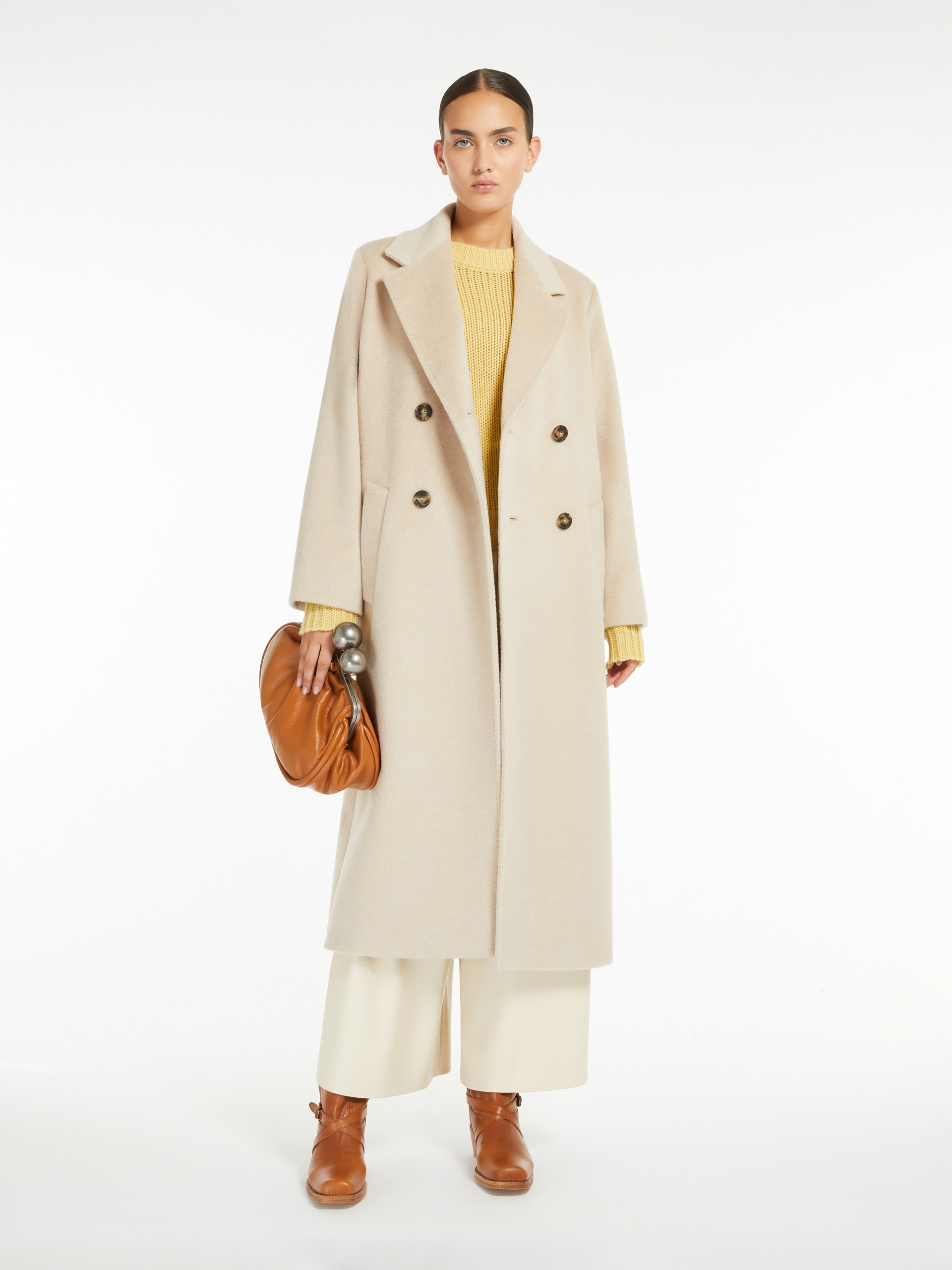 ZUFOLO Double-breasted wool and alpaca coat - 2
