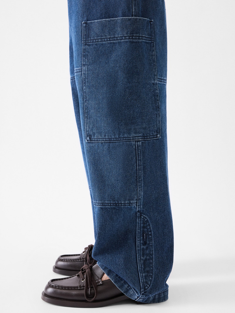 The Carré de-Nîmes denim cargo pants 5
