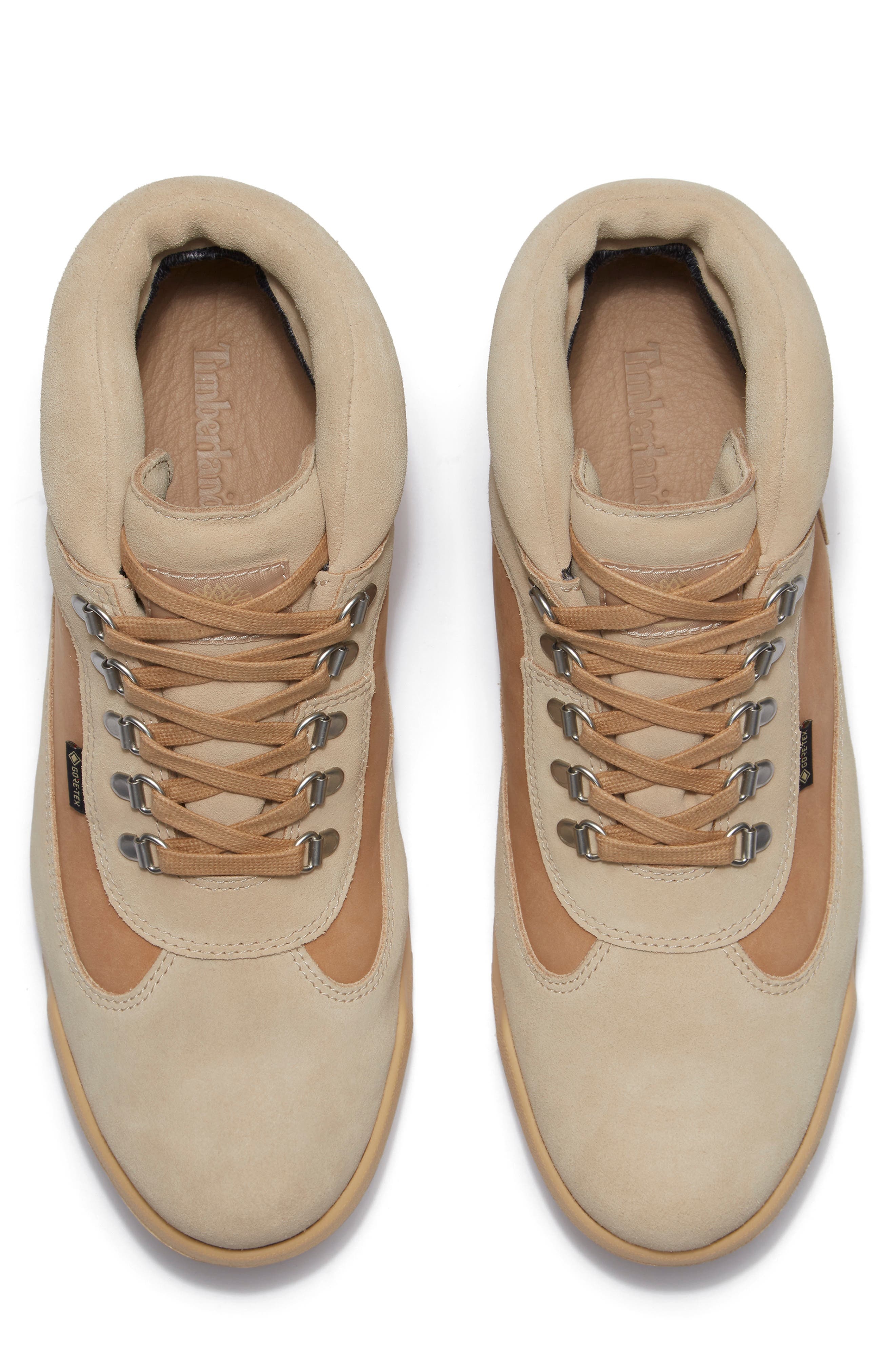 Timberland Field GoreTex® Waterproof Boot in Medium Beige Suede at Nordstrom - 4