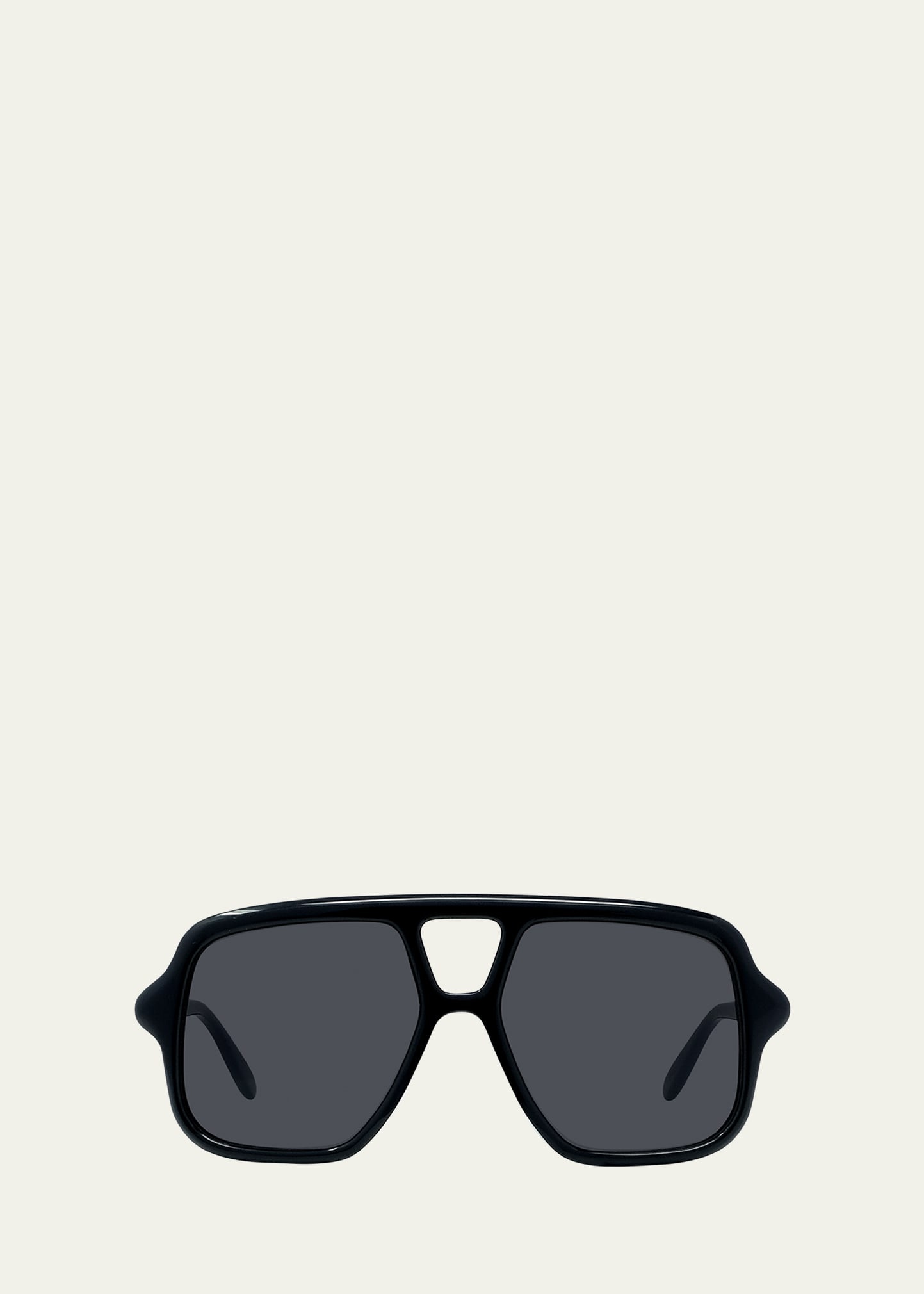 Slim Aviator Logo Sunglasses - 1
