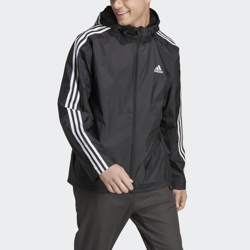 adidas adidas Logo Essential Jackets 'Black' IB0381 outlook