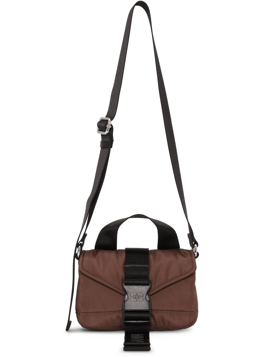 GANNI Recycled Tech Mini Satchel | club21 | REVERSIBLE