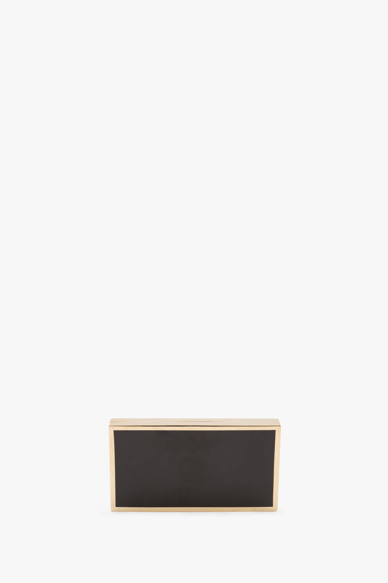Enamel Minaudière In Black 1