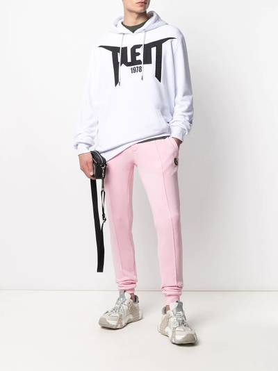 PHILIPP PLEIN skinny-fit track pants with logo patch outlook