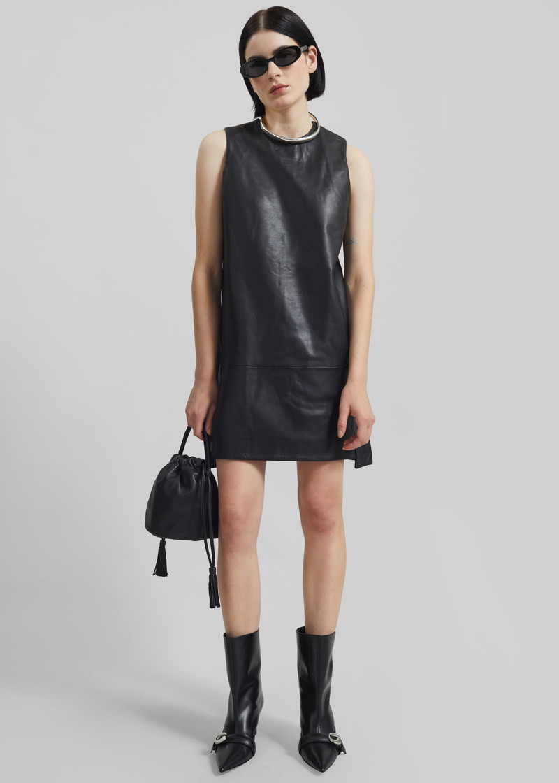 Coperni Ankle Heeled Belt Boots - Black 4