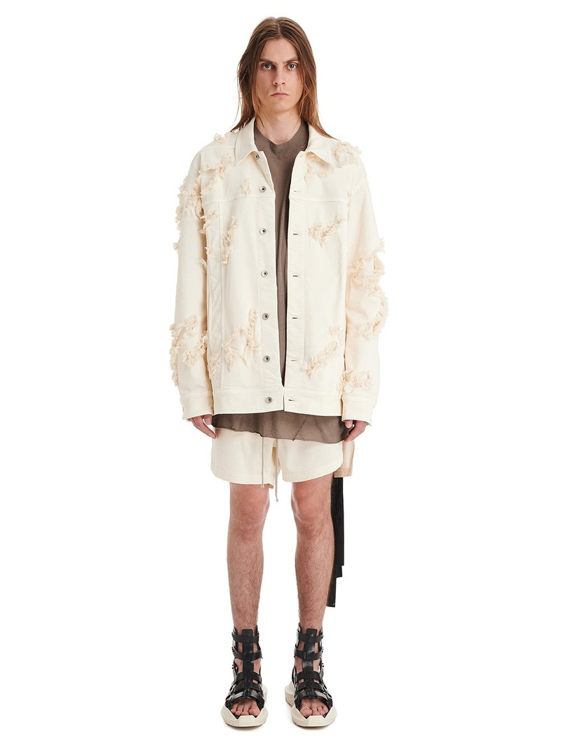 Off-White Distressed Denim Jacket 1