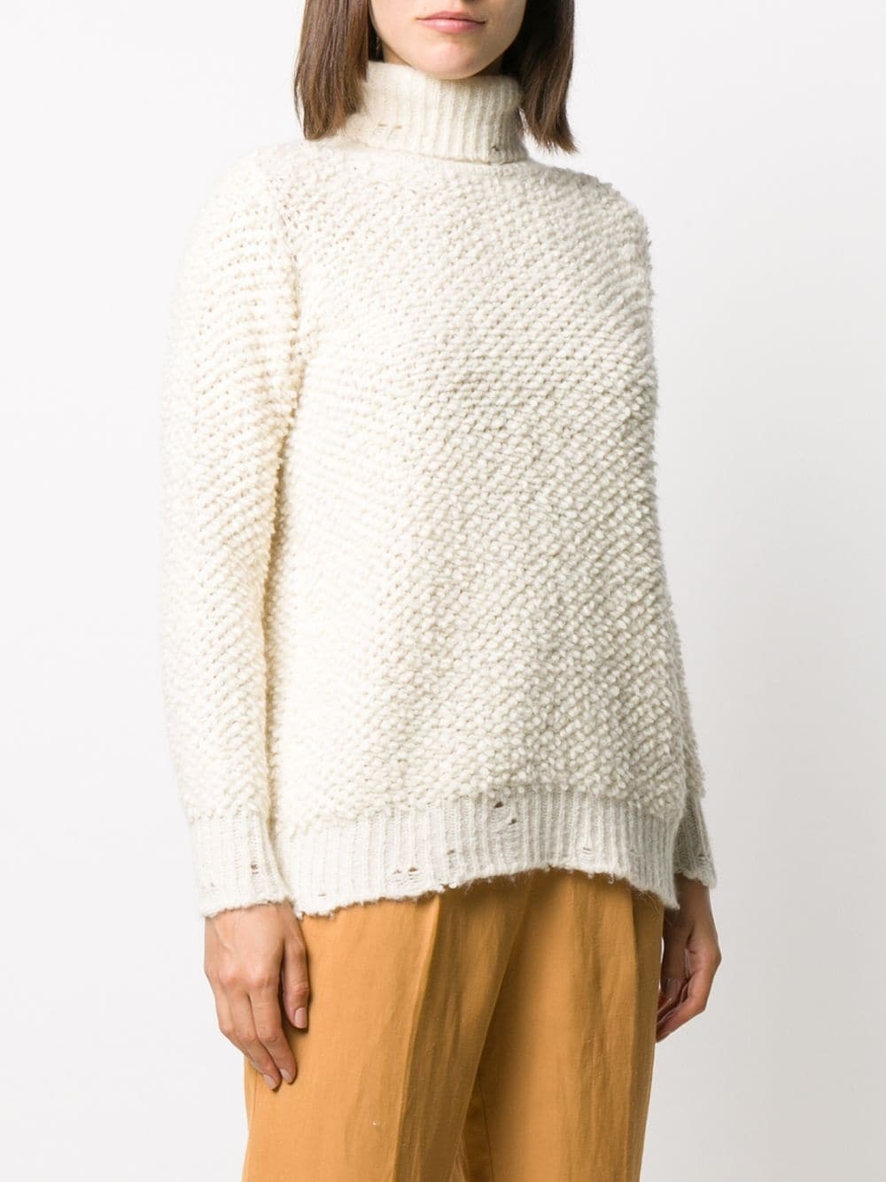 roll-neck chunky-knit jumper  - 3