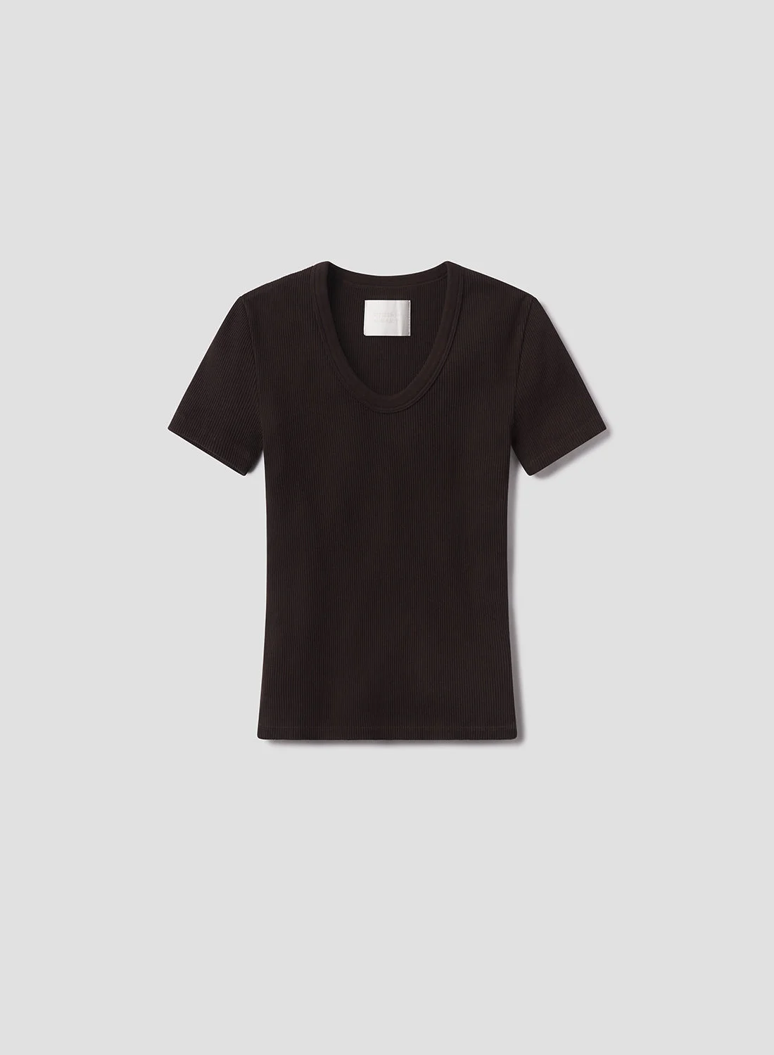 Maude U Neck Tee
In Chocolate - 1