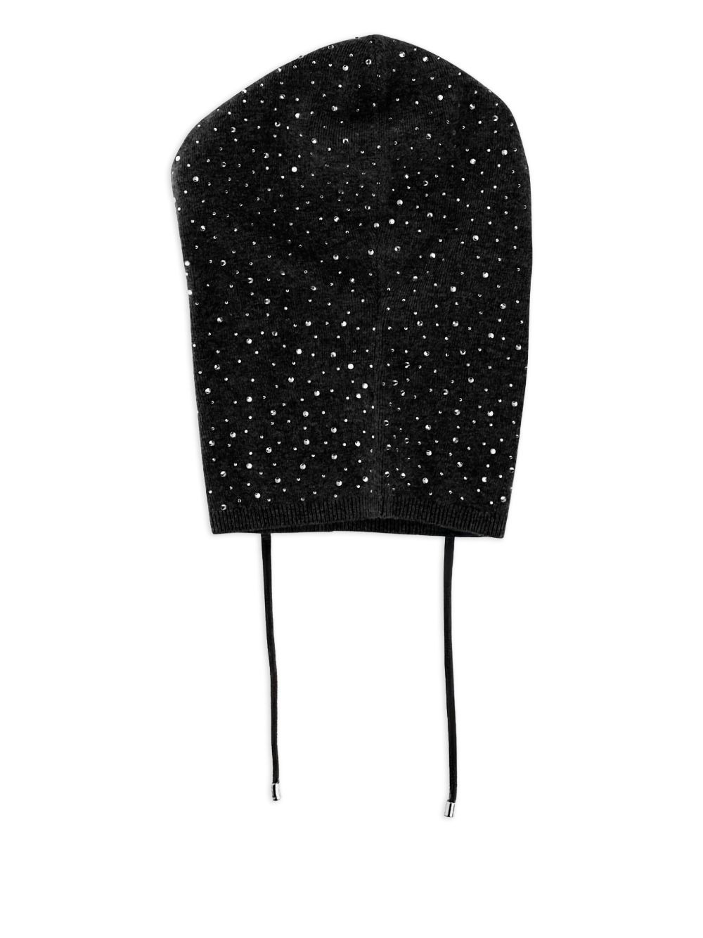 crystal-embellished wool balaclava - 2