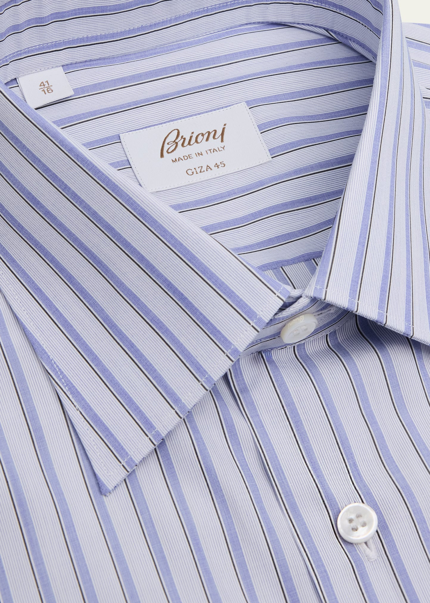 Men's Giza 45 Poplin Multi-Stripe Dress Shirt - 2