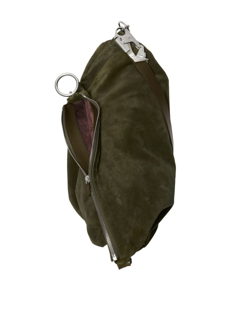 large Knight suede shoulder bag 5