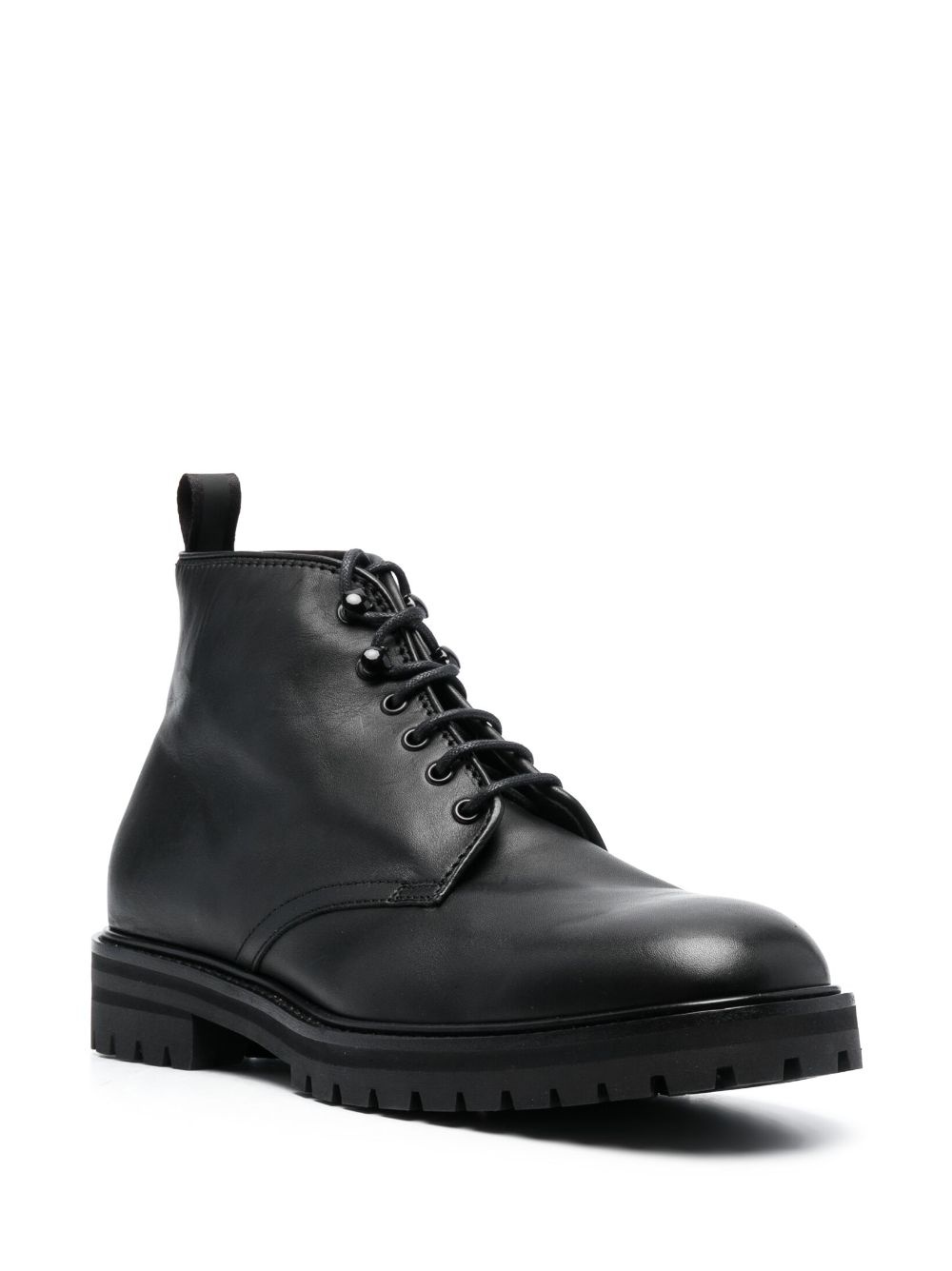 lace-up leather boots - 2